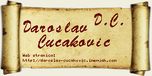 Daroslav Čučaković vizit kartica
